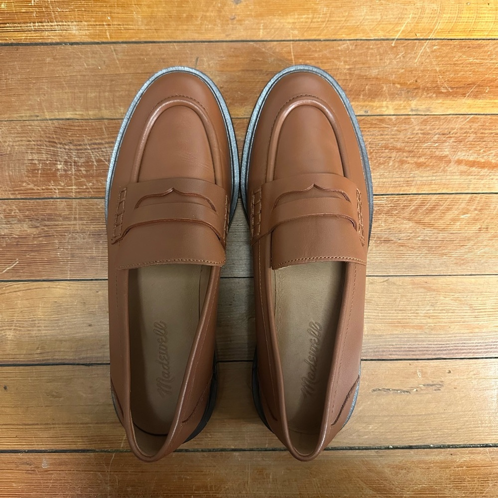 Madewell Women's Brown Leather Loafers